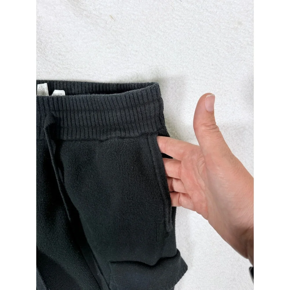 ALO Yoga Cargo Utility Pants XS Black High Waist Soft Washed Pocket Drawstring